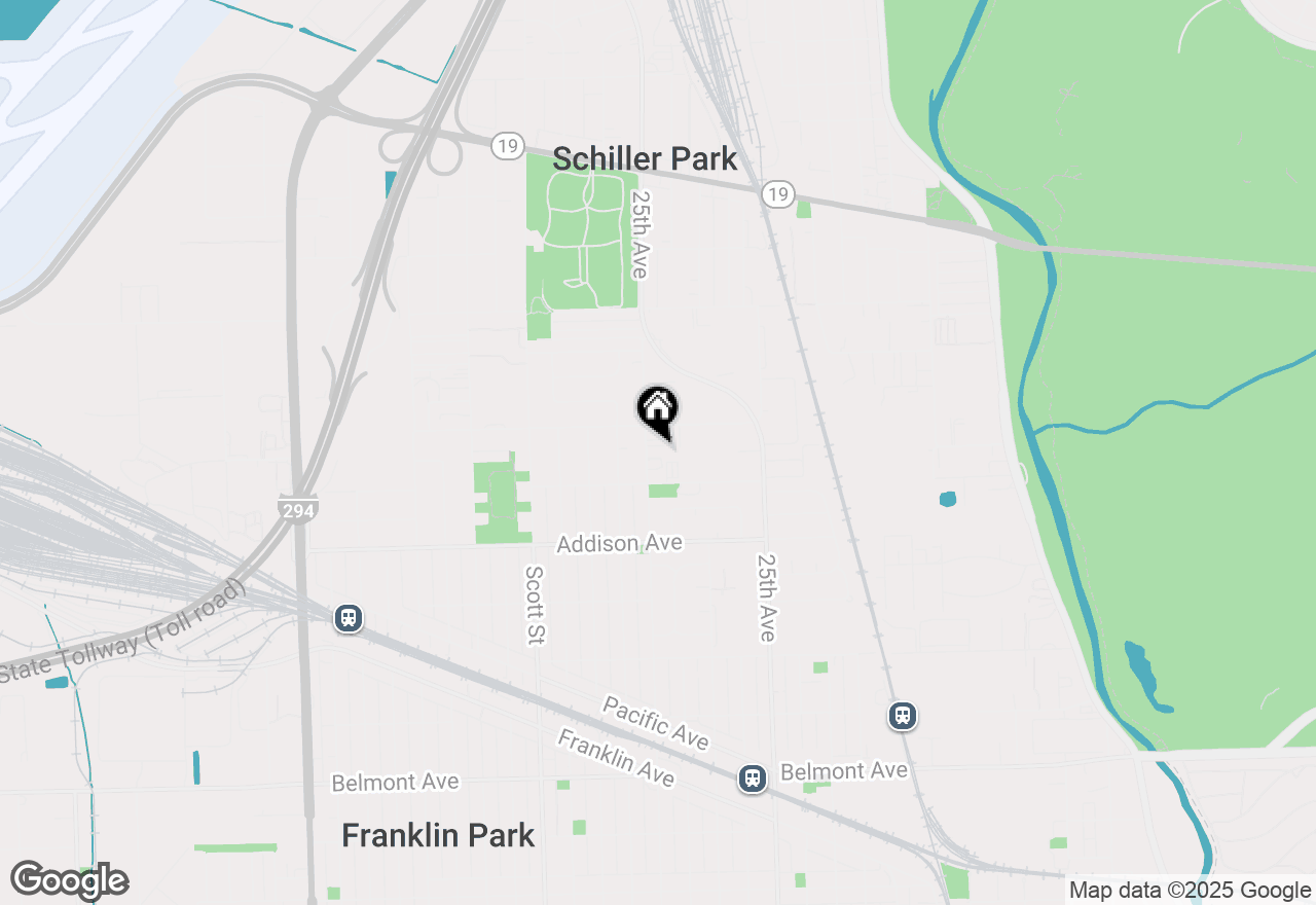 Map of 3723 Ruby Street #103N, Schiller Park, IL 60176