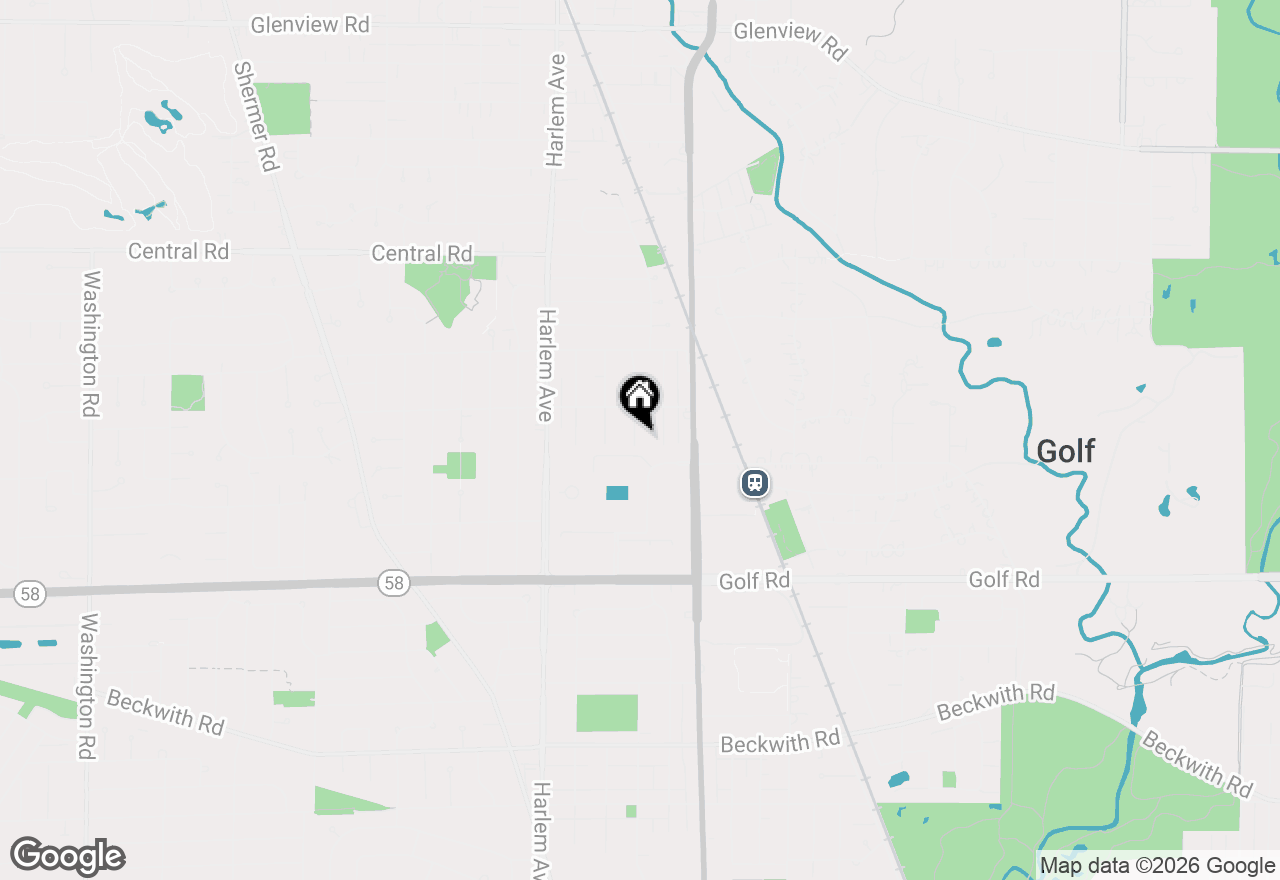 Map of 221 Nordica Avenue, Glenview, IL 60025