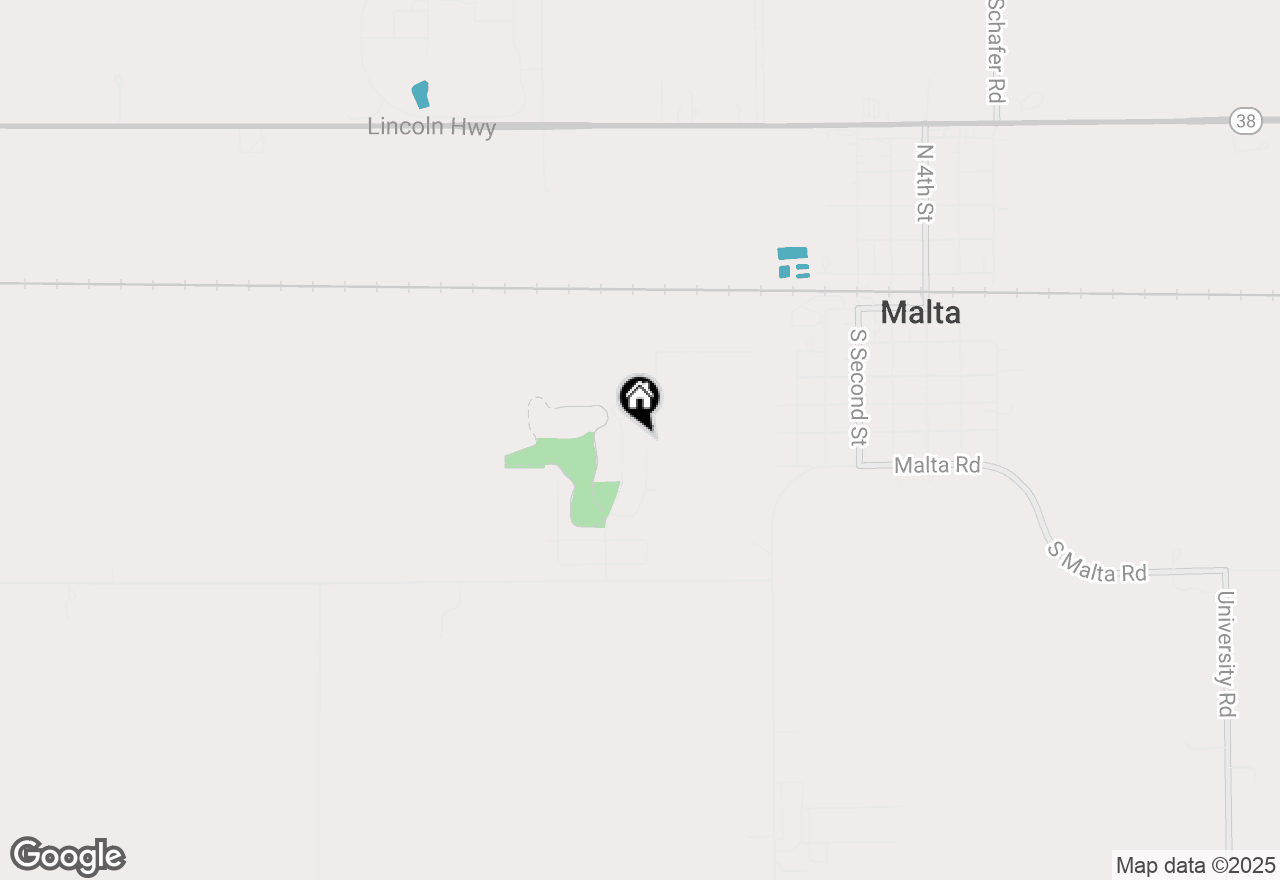 Map of 731 Prairie Pond Circle, Malta, IL 60150