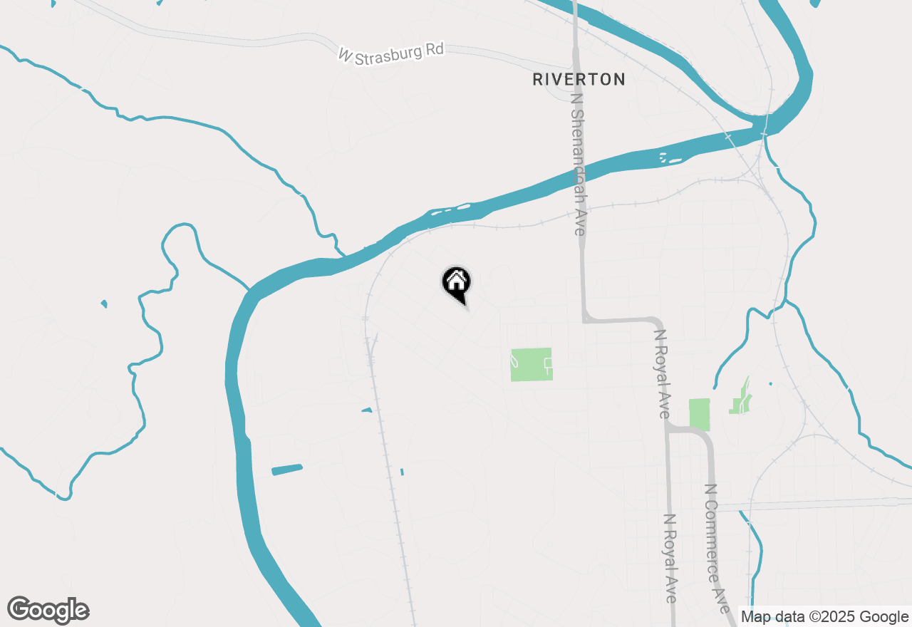 Map of 720 14th Street W, Front Royal, VA 22630