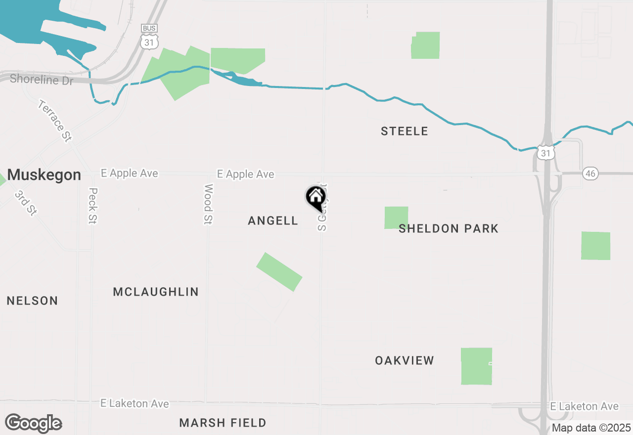 Map of 780 Catherine Avenue, Muskegon, MI 49442