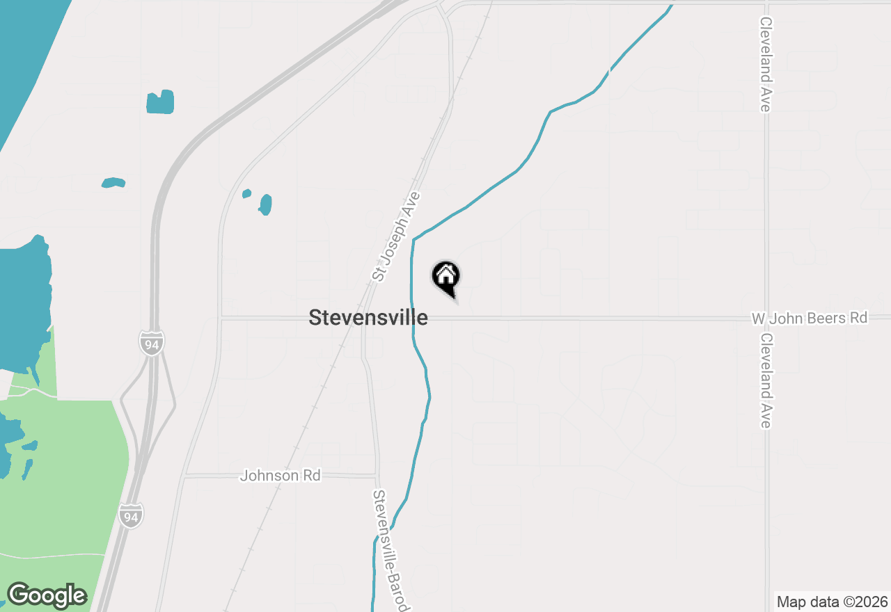 Map of 2519 W John Beers Road, Stevensville, MI 49127