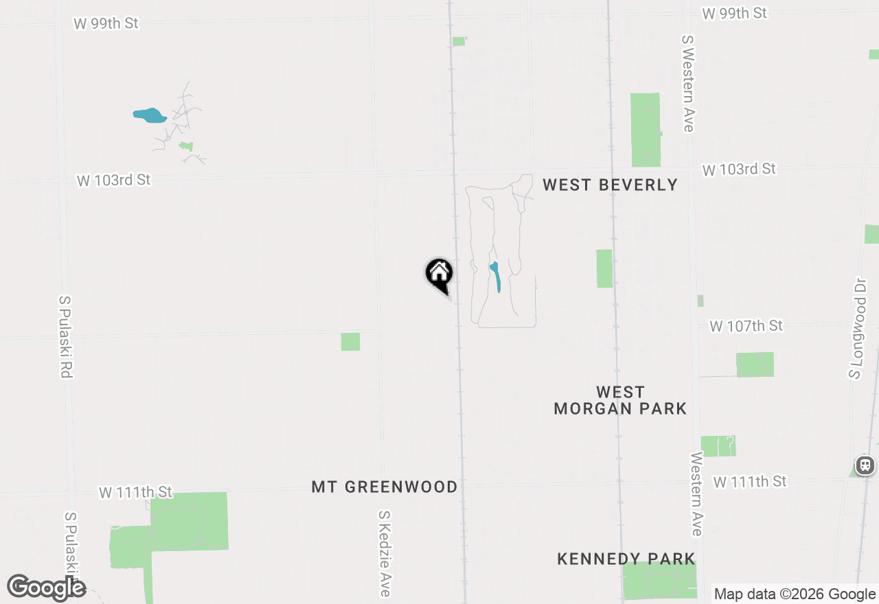 Map of 10617 S Whipple Street, Chicago, IL 60655