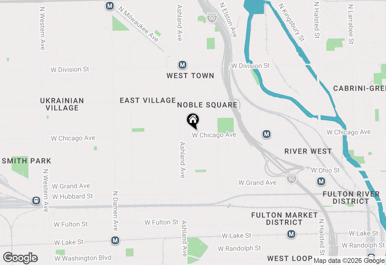 Map of 1522 W Chicago Avenue #3E, Chicago, IL 60642