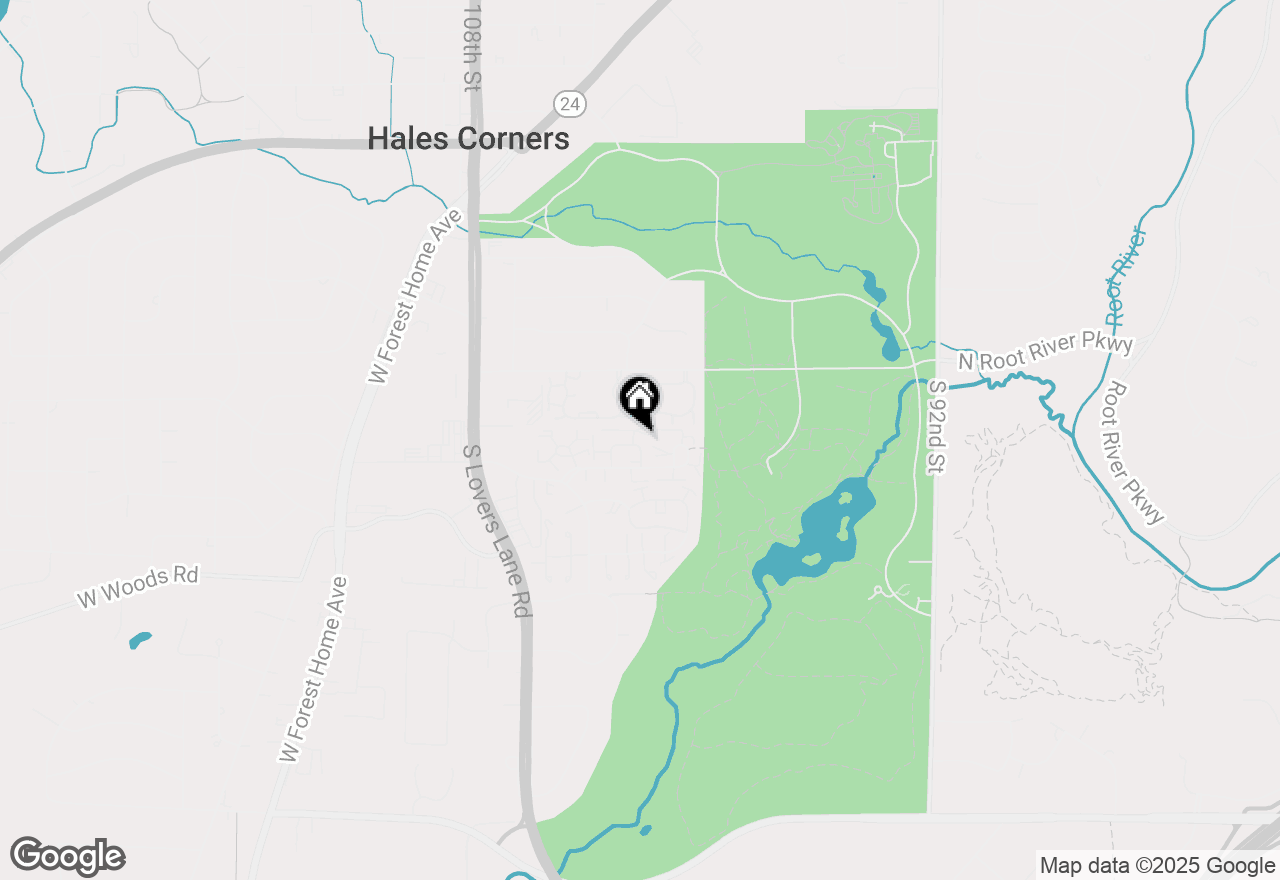 Map of 10320 W Whitnall Edge Cir #A, Franklin, WI 53132