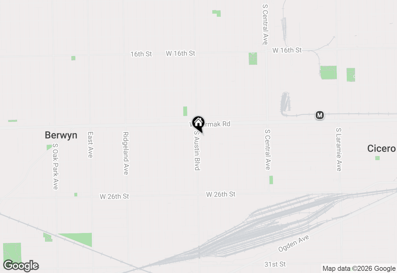 Map of 2231 S Austin Boulevard, Cicero, IL 60804