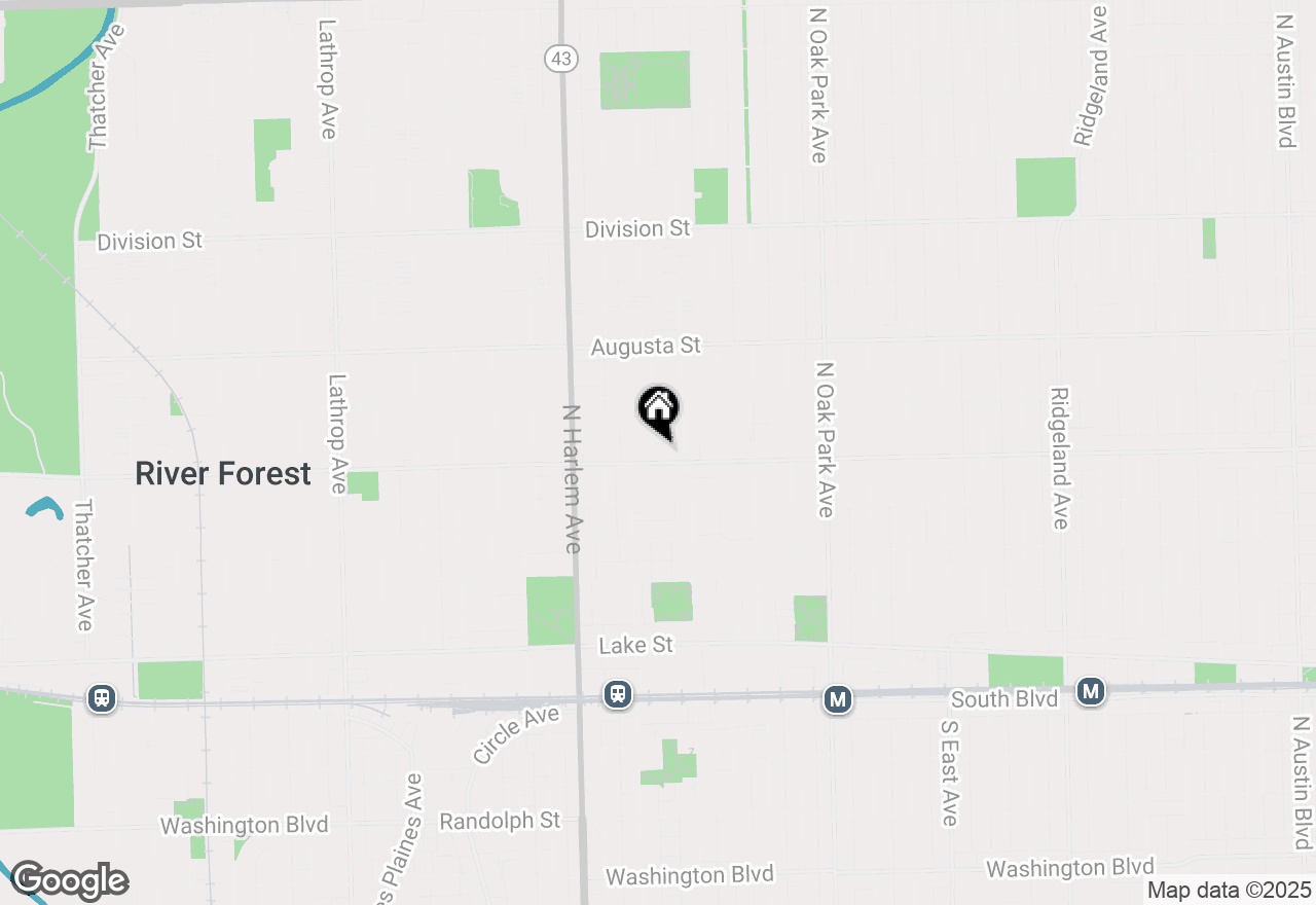 Map of 1020 Chicago Avenue, Oak Park, IL 60302