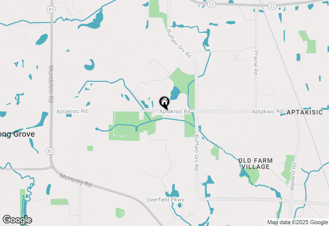 Map of 601 Bordeaux Court E #601, Buffalo Grove, IL 60089