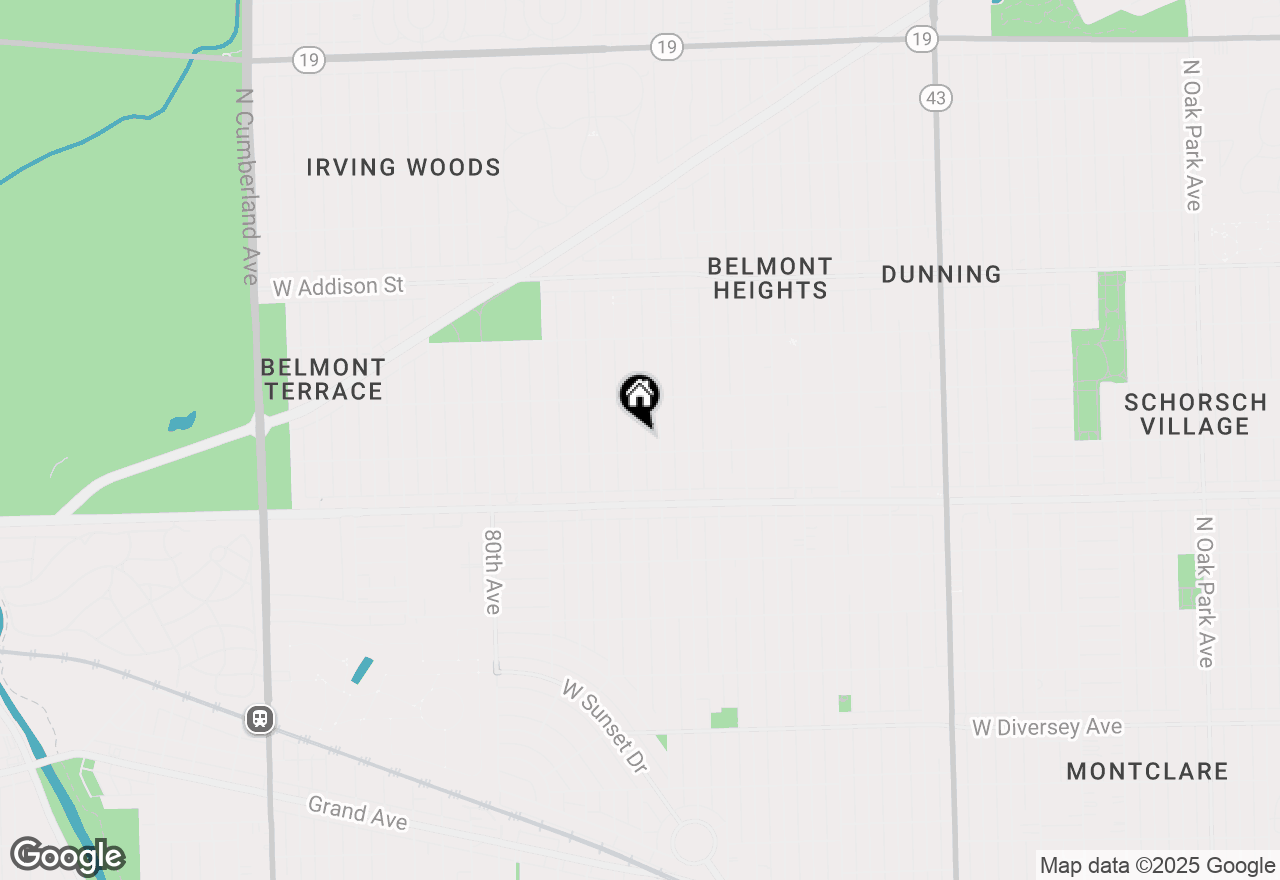 Map of 3311 N Ozark Avenue, Chicago, IL 60634