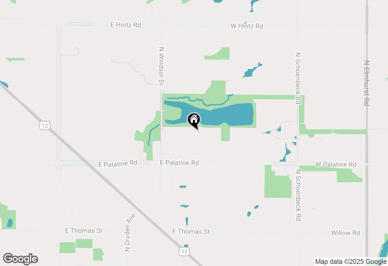 Map of 1738 E Jonquil Terrace, Arlington Heights, IL 60004