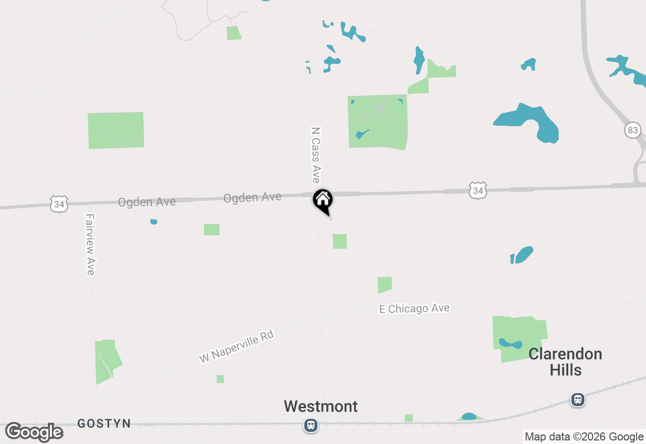 Map of 511 N Cass Avenue #2C, Westmont, IL 60559