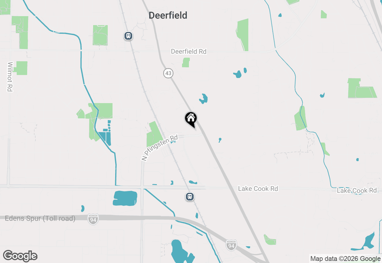 Map of 335 Milford Road, Deerfield, IL 60015