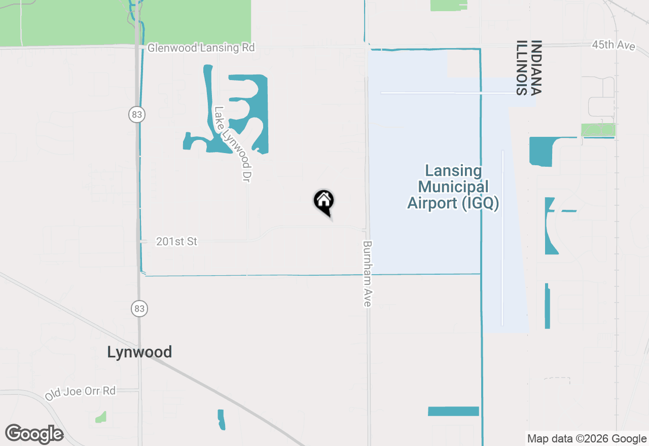 Map of 3030 201st Street, Lynwood, IL 60411