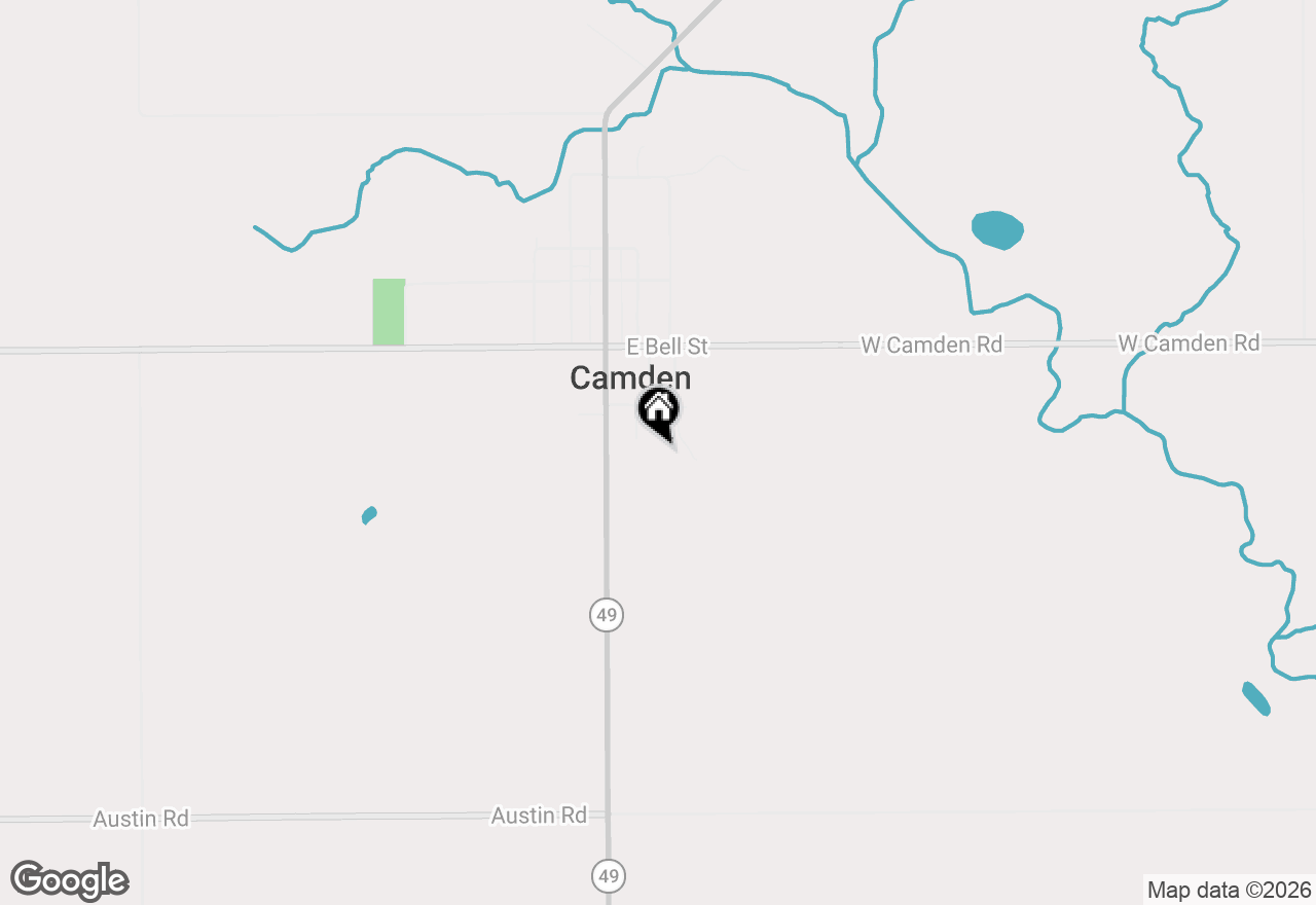 Map of 423 Fairview Avenue, Camden, MI 49232