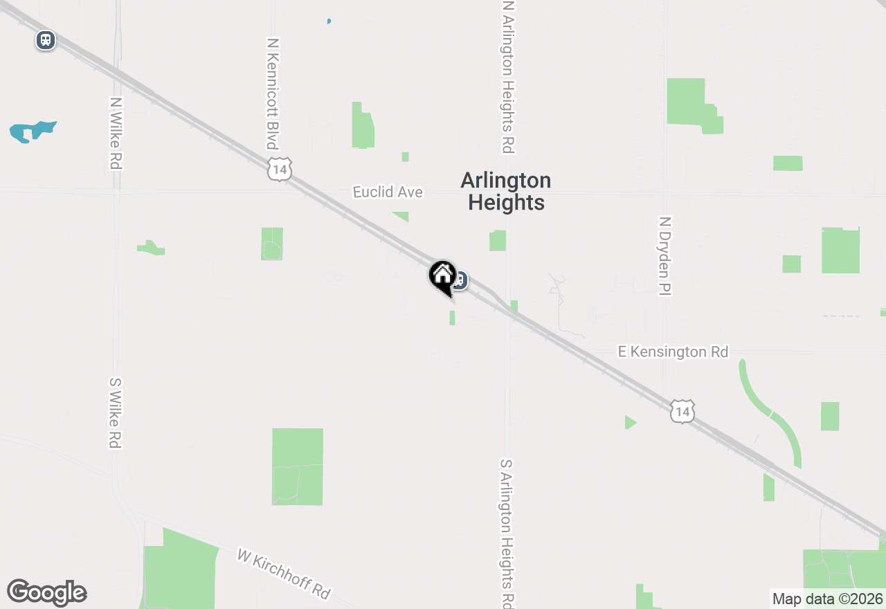 Map of 44 N Vail Avenue #209, Arlington Heights, IL 60005