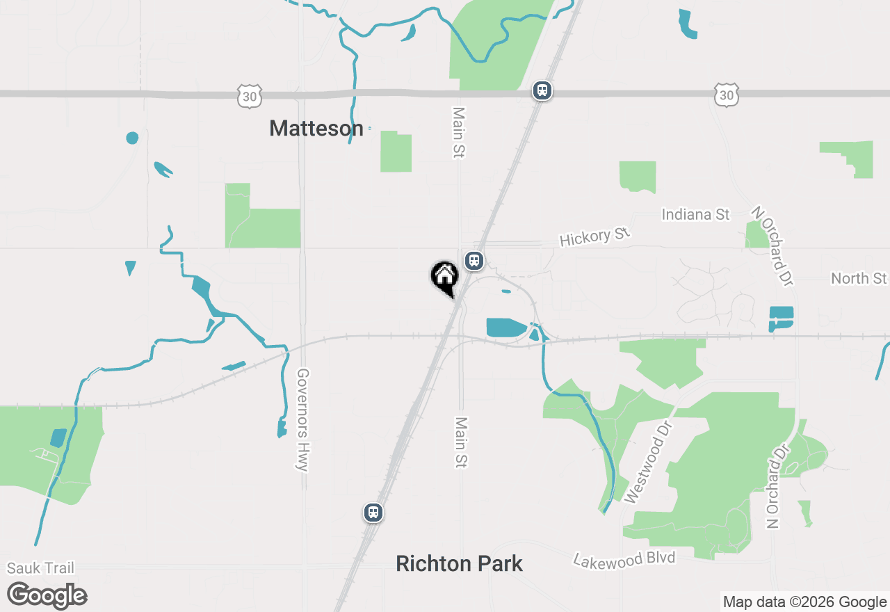 Map of 3619 216th Place, Matteson, IL 60443