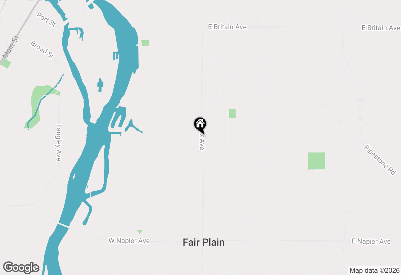 Map of 1118 Colfax Avenue, Benton Harbor, MI 49022