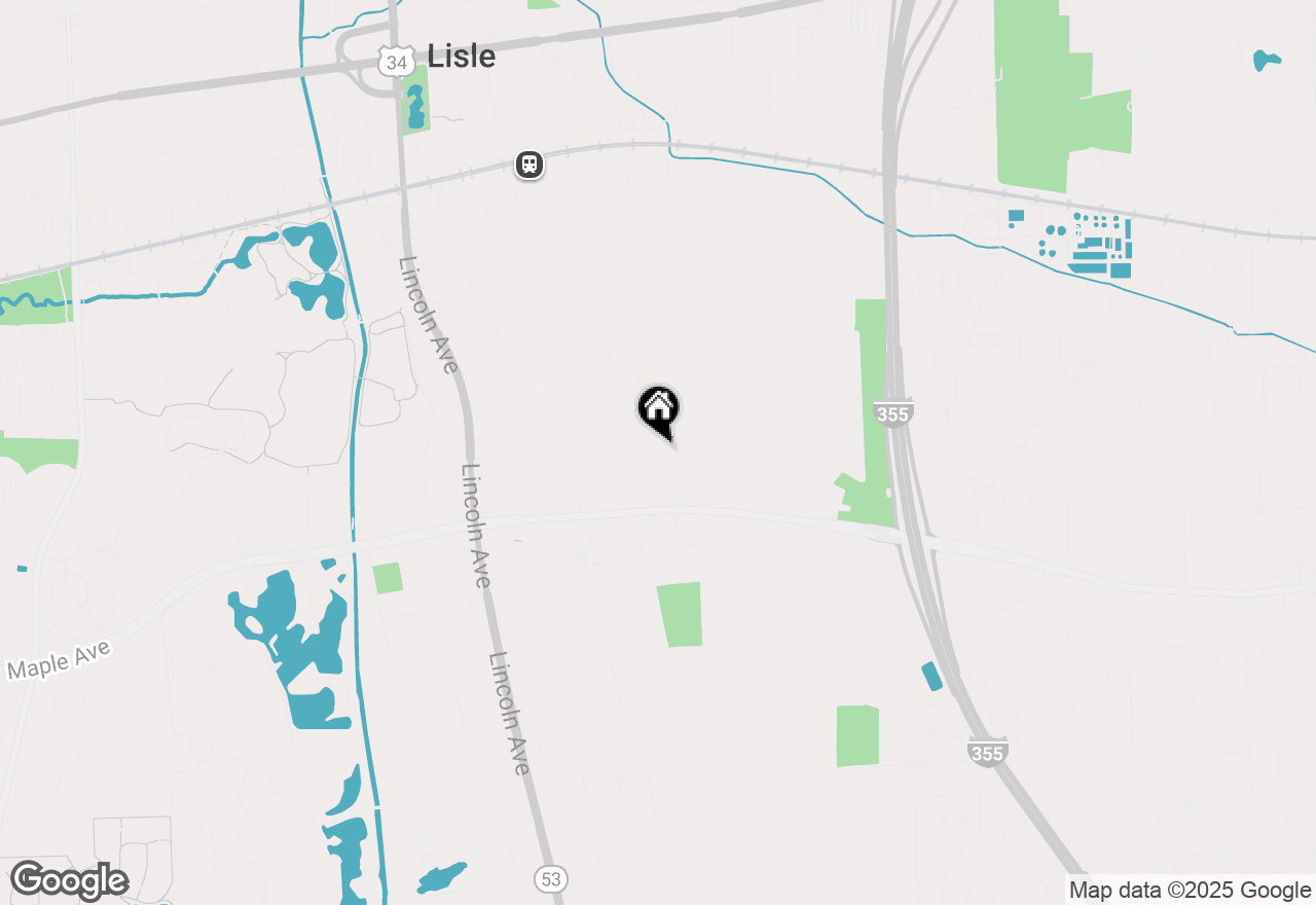 Map of 735 Rolling Drive, Lisle, IL 60532