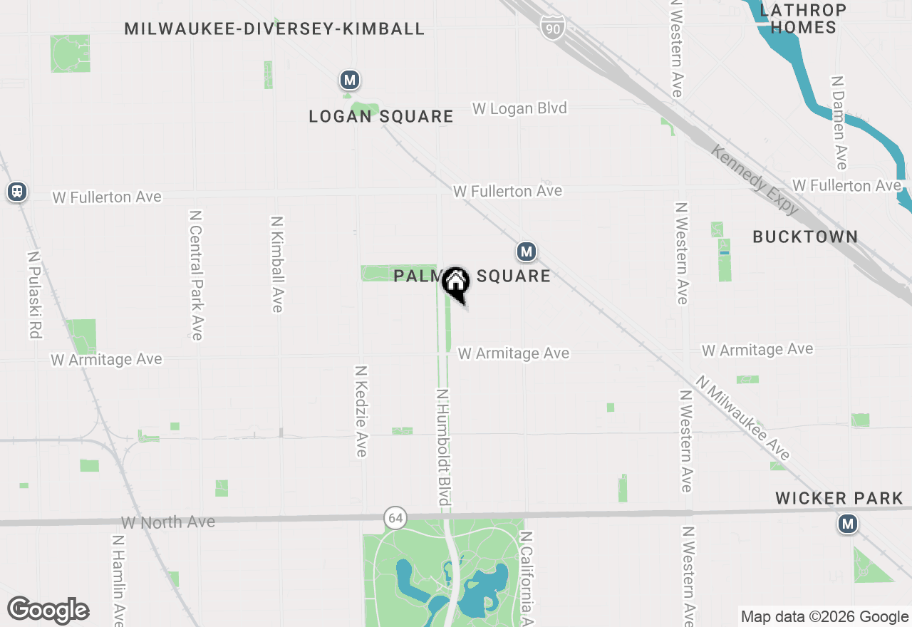 Map of 2063 N Humboldt Boulevard, Chicago, IL 60647