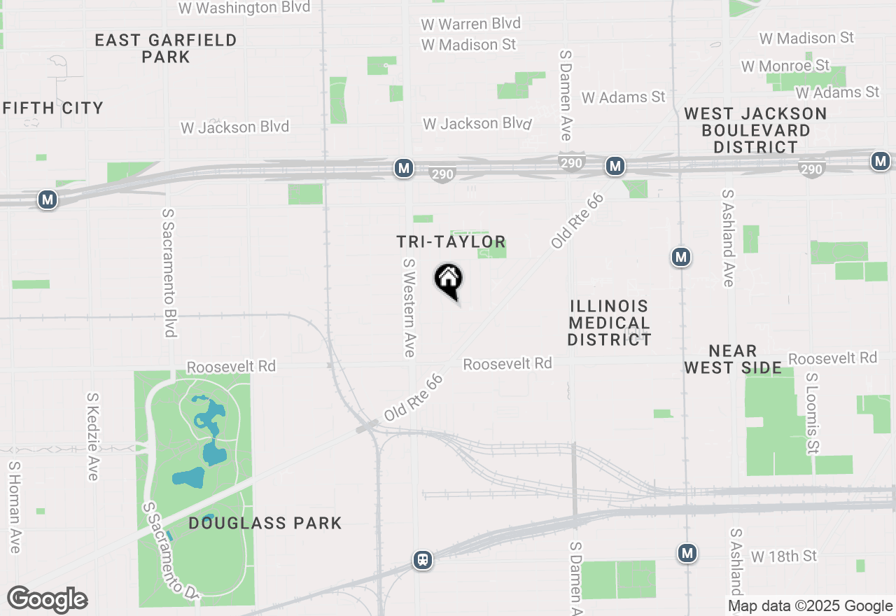 Map of 2300 W Taylor Street, Chicago, IL 60612