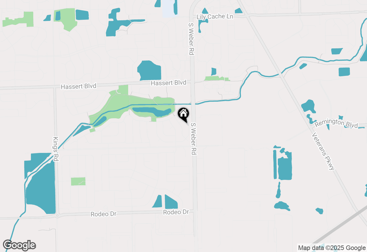 Map of 596 Buckboard Road, Bolingbrook, IL 60490