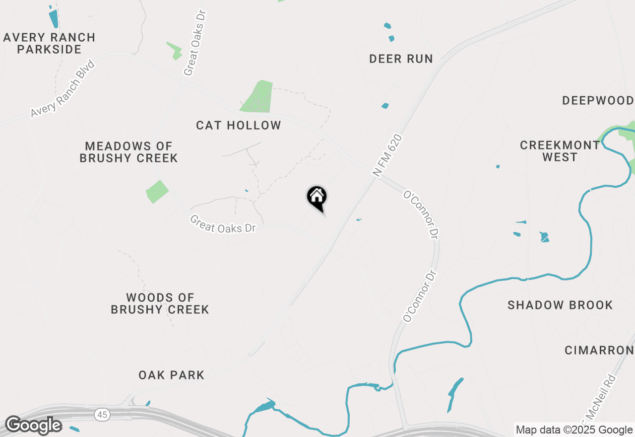 Map of 16100 S Great Oaks Dr #2901, Round Rock, TX 78681