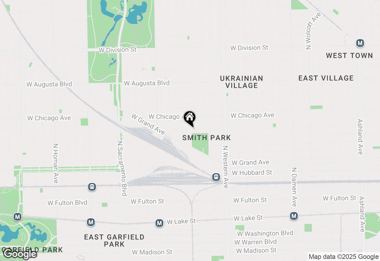 Map of 708 N Rockwell Street, Chicago, IL 60612