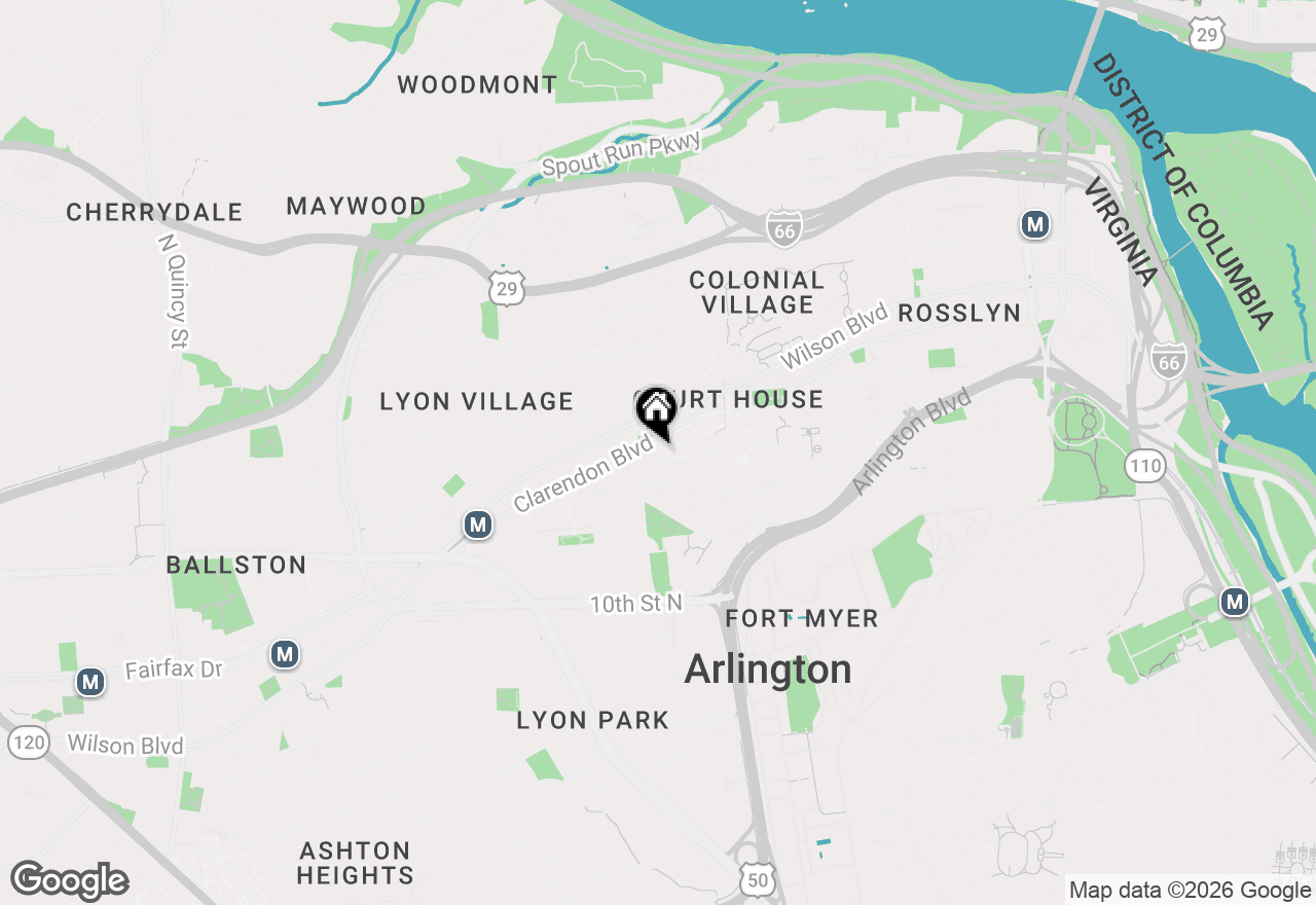 Map of 2400 Clarendon Boulevard #815, Arlington, VA 22201