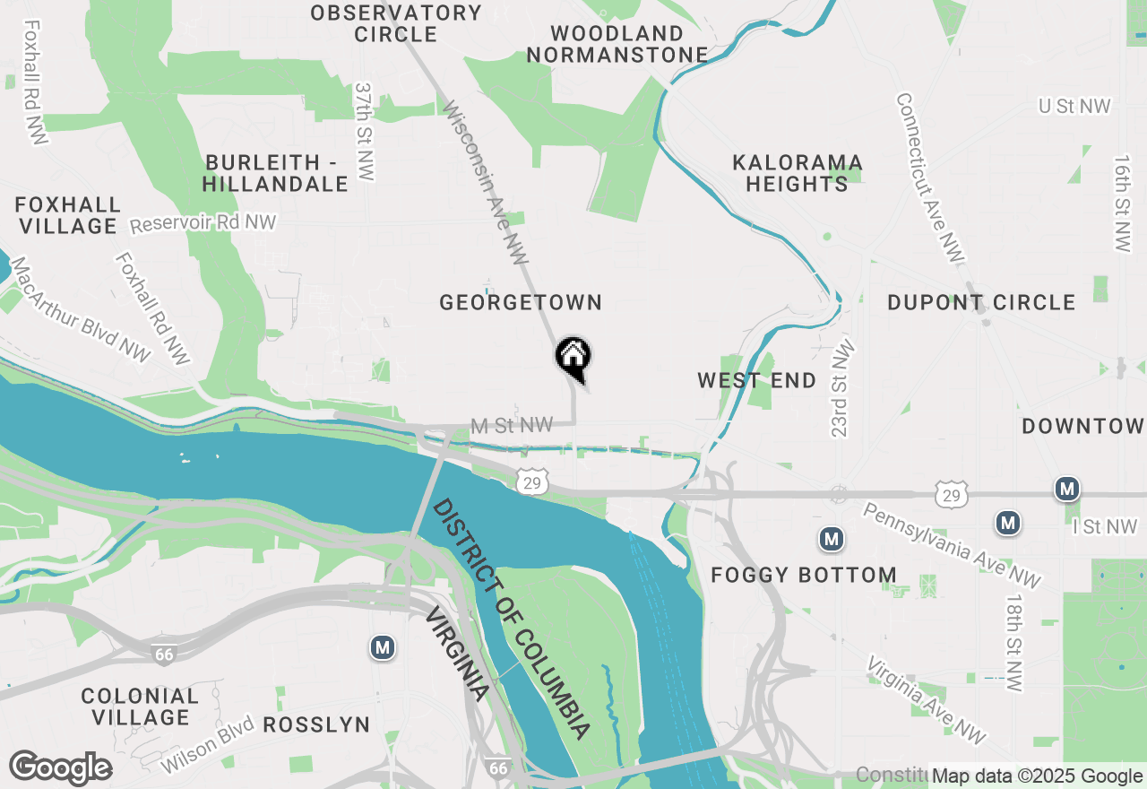 Map of 1252 Wisconsin Avenue Nw #202, Washington, DC 20007