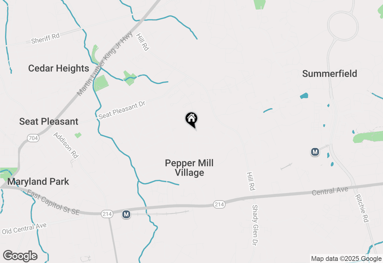 Map of 403 Pepper Mill Drive, Capitol Heights, MD 20743