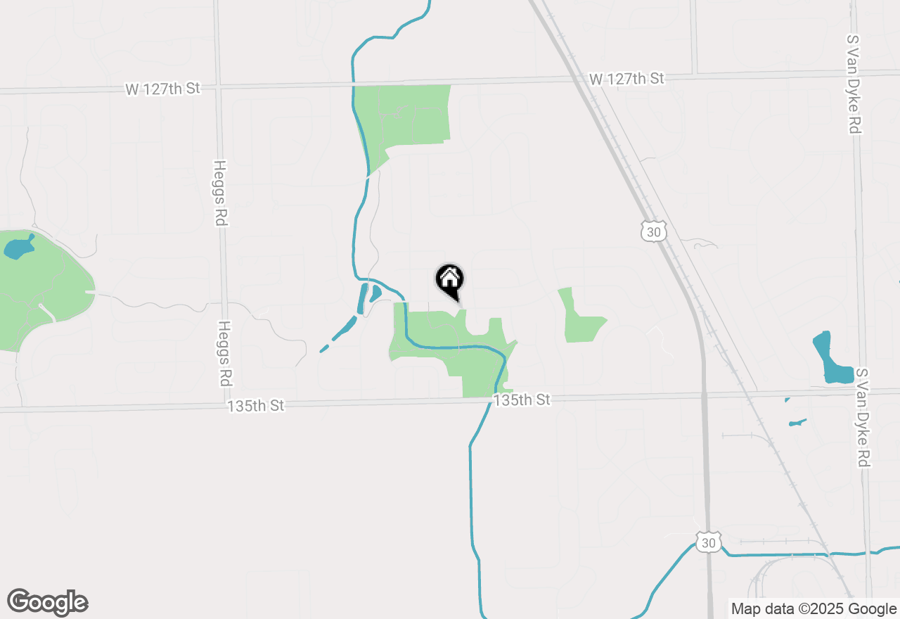 Map of 25437 Blakely Drive, Plainfield, IL 60585