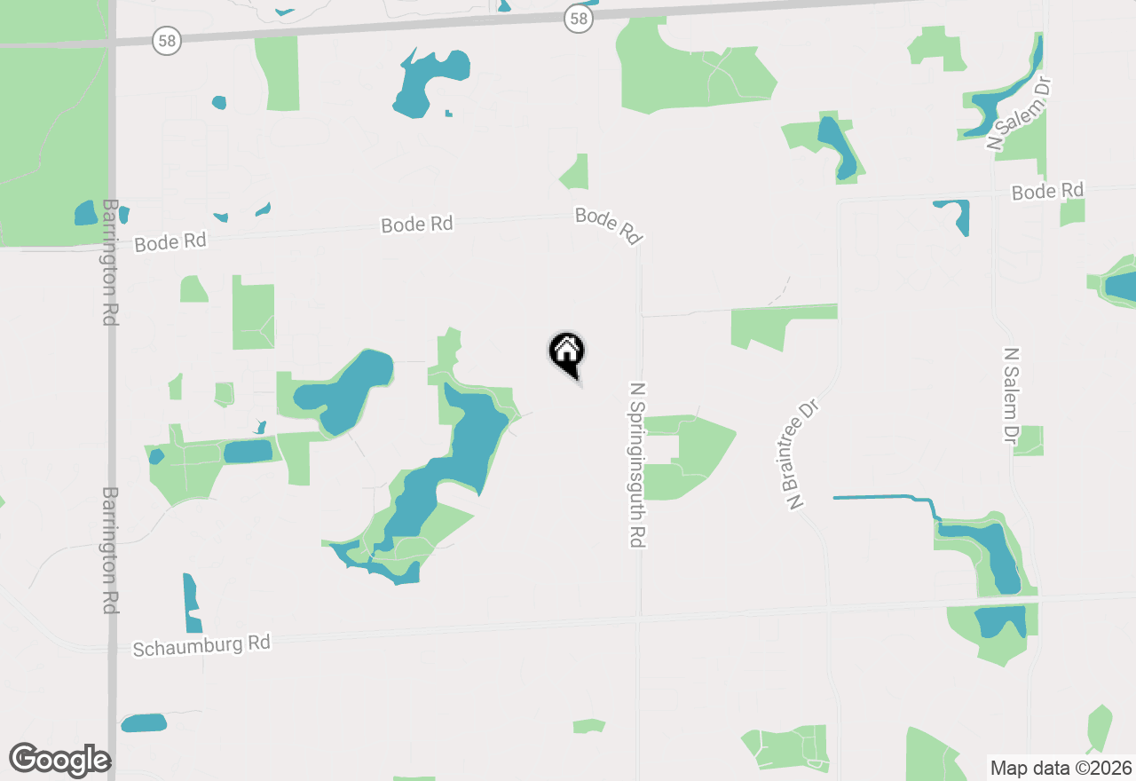Map of 1717 N Waterville Lane, Schaumburg, IL 60194