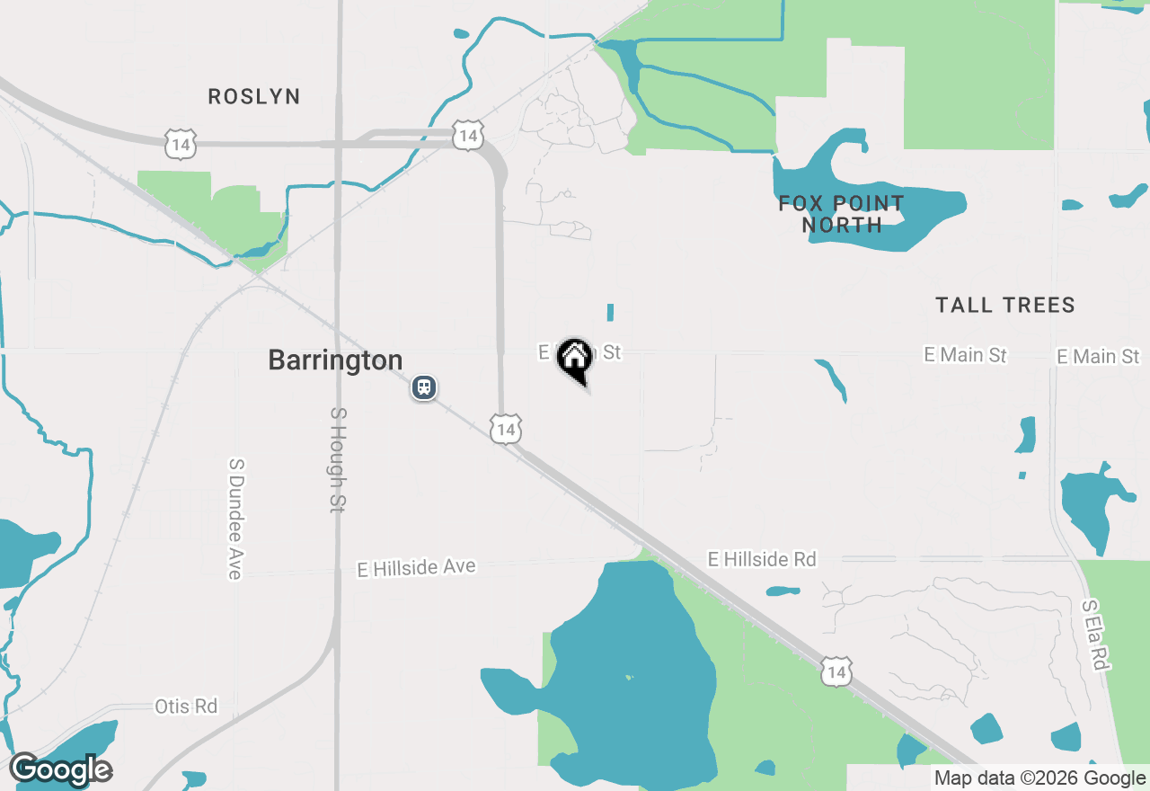 Map of 141 Kainer Avenue, Barrington, IL 60010