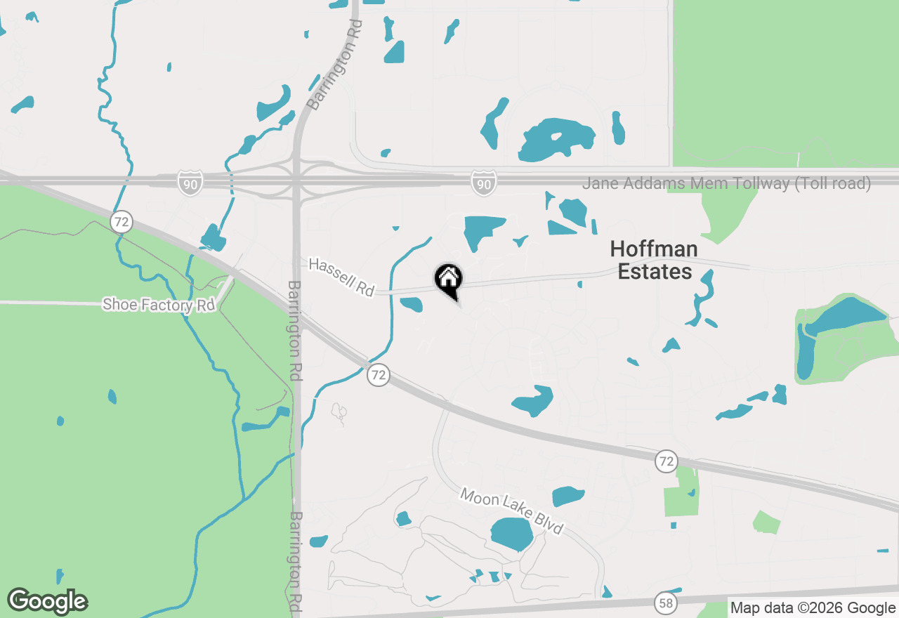 Map of 2267 Briar Court, Hoffman Estates, IL 60169
