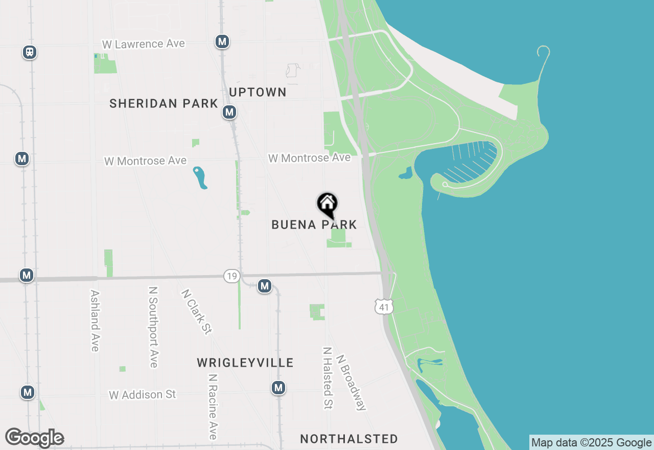 Map of 4157 N Clarendon Avenue #200, Chicago, IL 60613