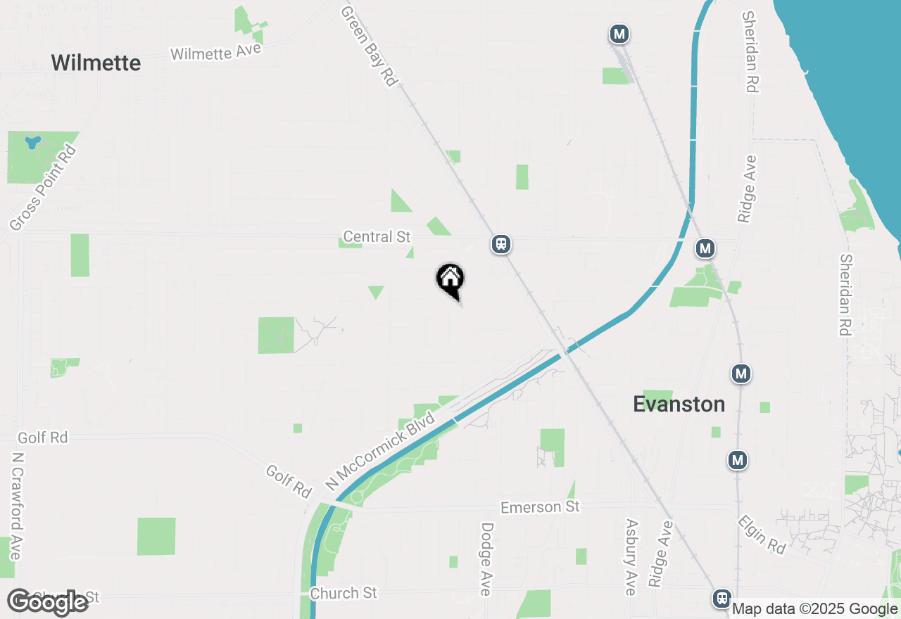 Map of 2015 Colfax Street, Evanston, IL 60201