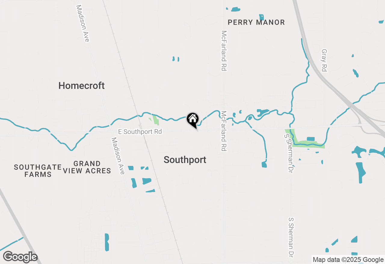 Map of 2801 E Southport Road, Indianapolis, IN 46227