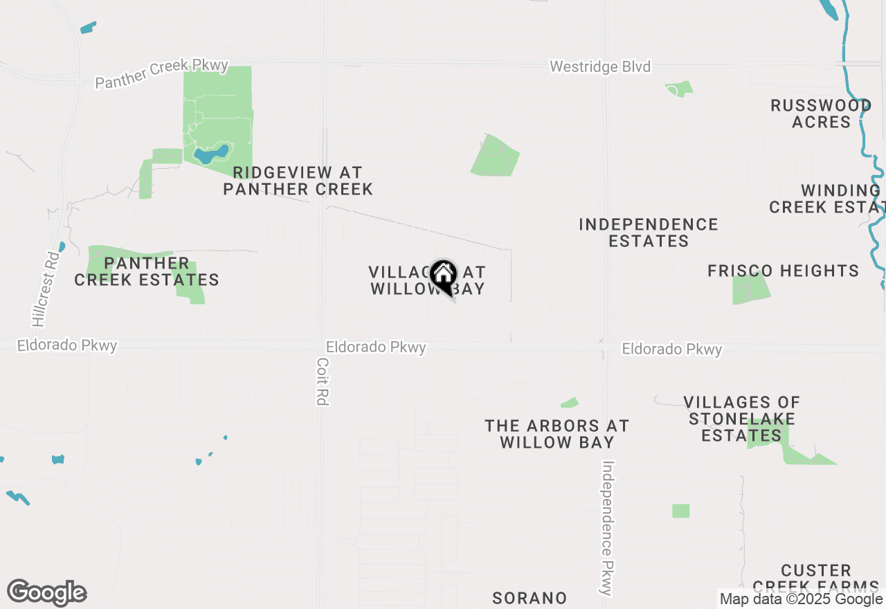 Map of 13347 Lincolnshire Lane, Frisco, TX 75035