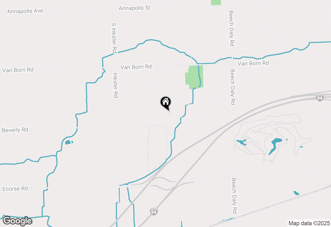 Map of 6352 Glenis Street, Taylor, MI 48180