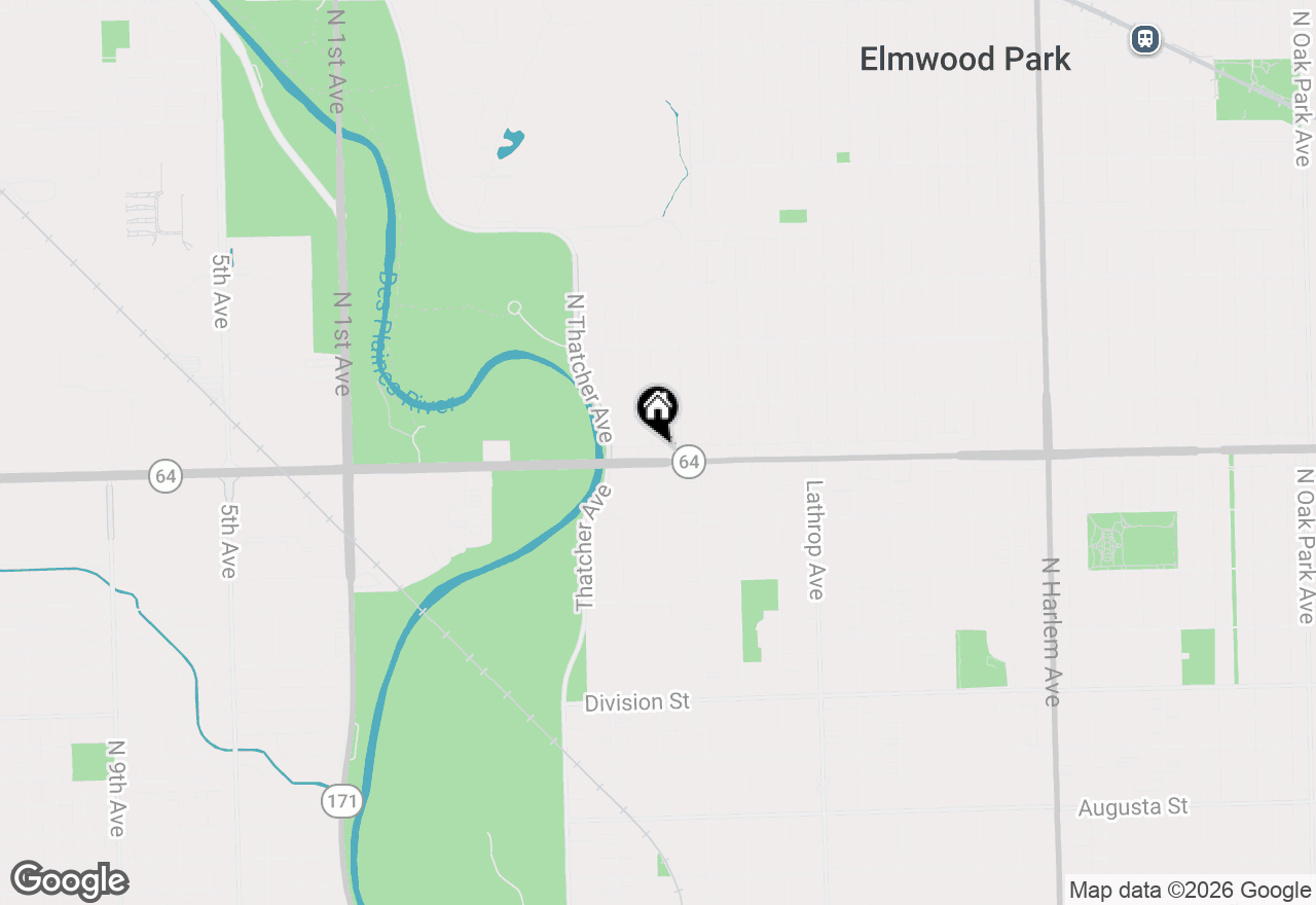 Map of 7830 W North Avenue #513, Elmwood Park, IL 60707