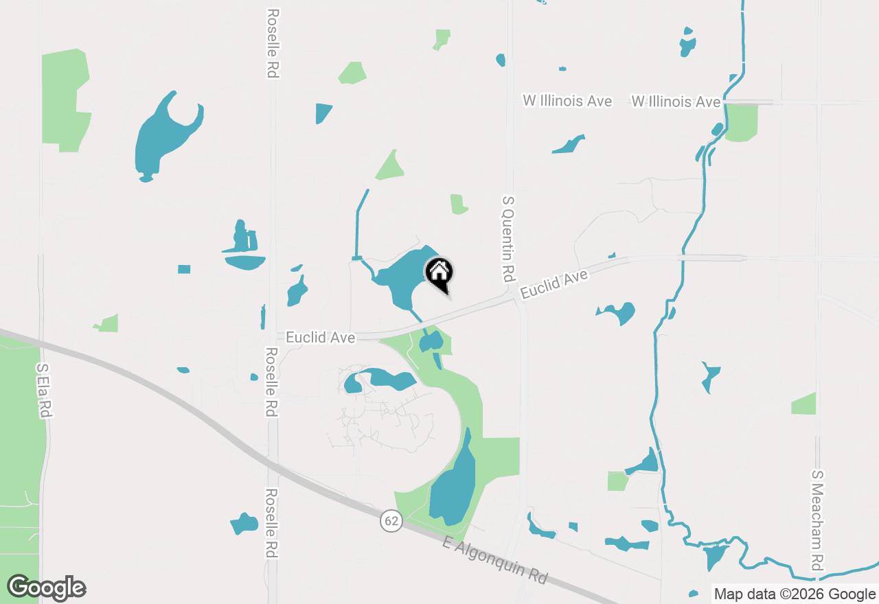 Map of 1281 S Falcon Drive, Palatine, IL 60067