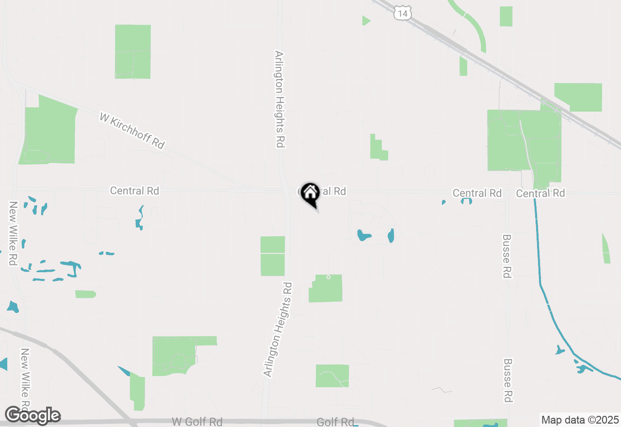 Map of 1030 S Belmont Avenue, Arlington Heights, IL 60005