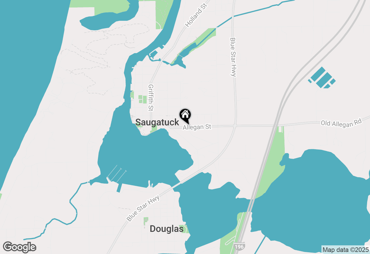 Map of 638 Allegan Street, Saugatuck, MI 49453