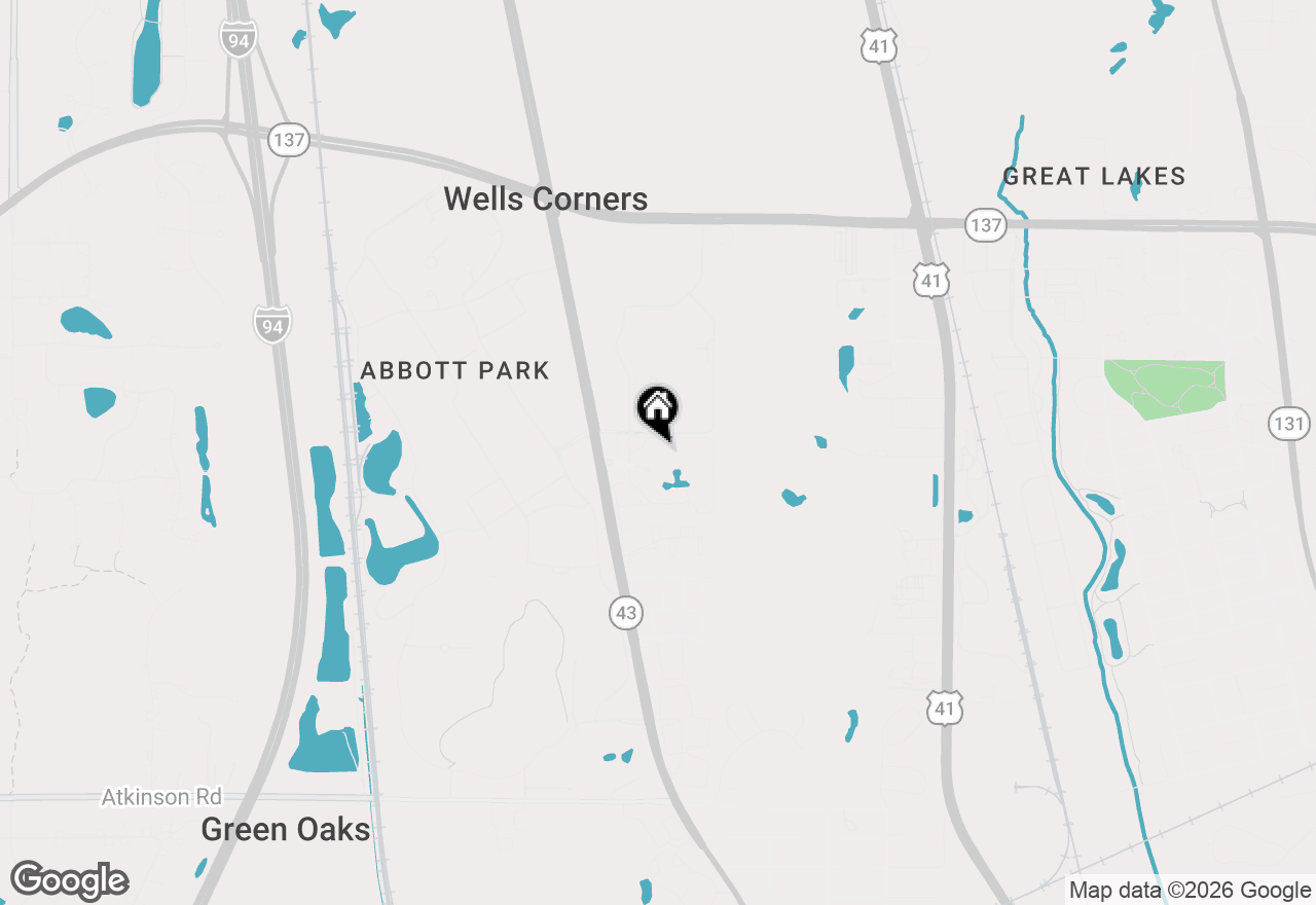 Map of 13200 Heiden Circle #2301, Lake Bluff, IL 60044