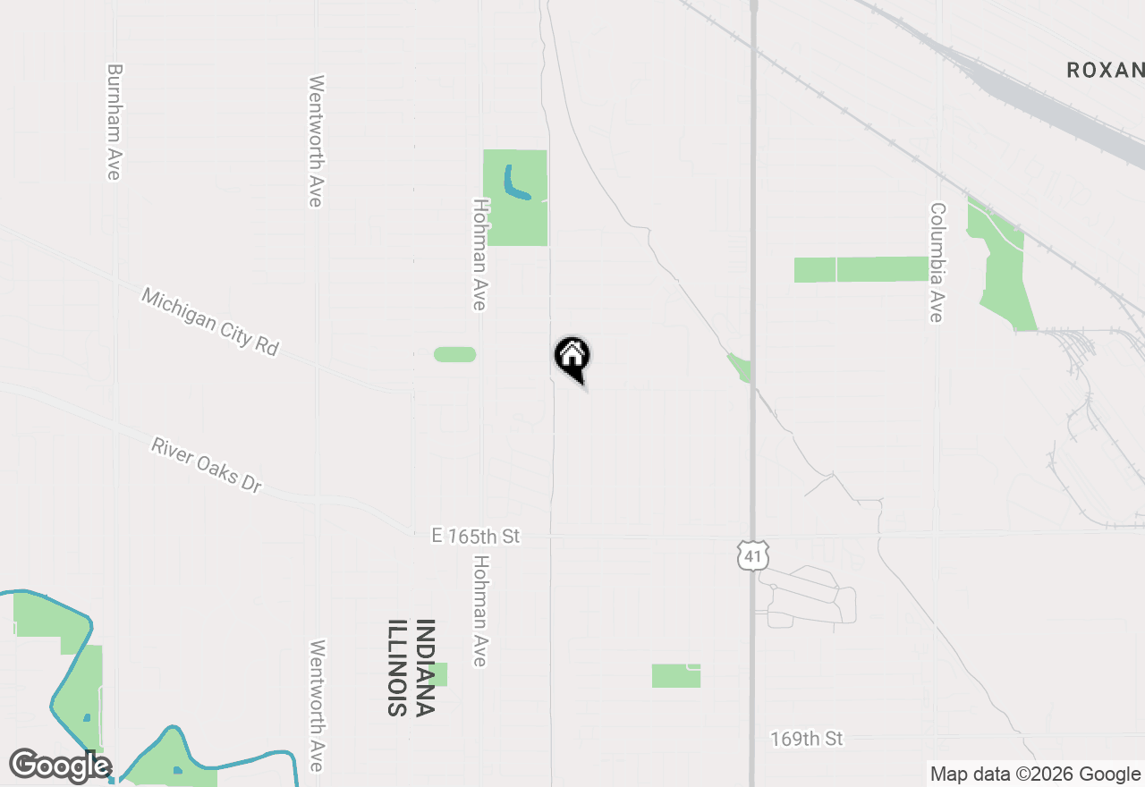 Map of 6220 Garfield Avenue, Hammond, IN 46324
