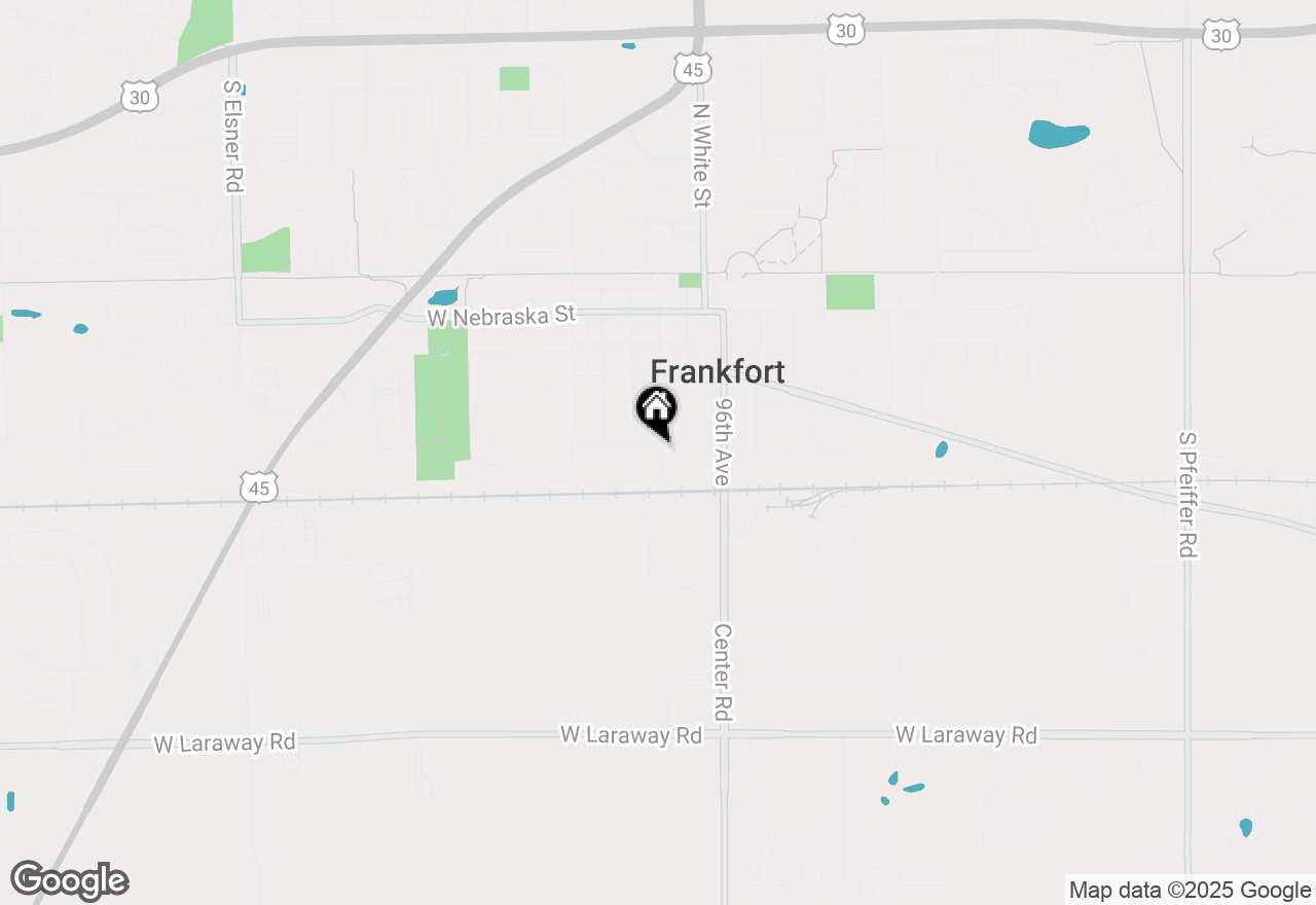 Map of 306 Oak Street, Frankfort, IL 60423