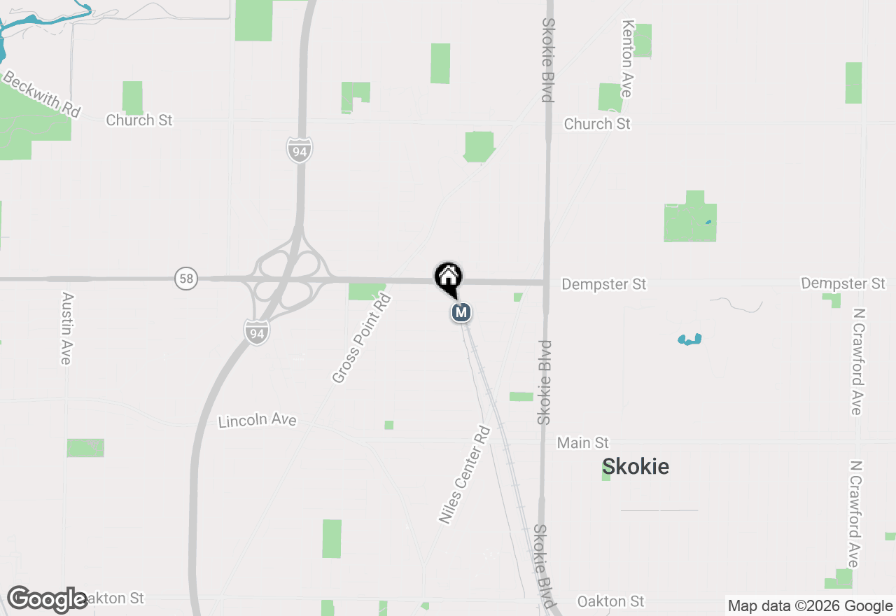 Map of 5025 Carol Street #2, Skokie, IL 60077