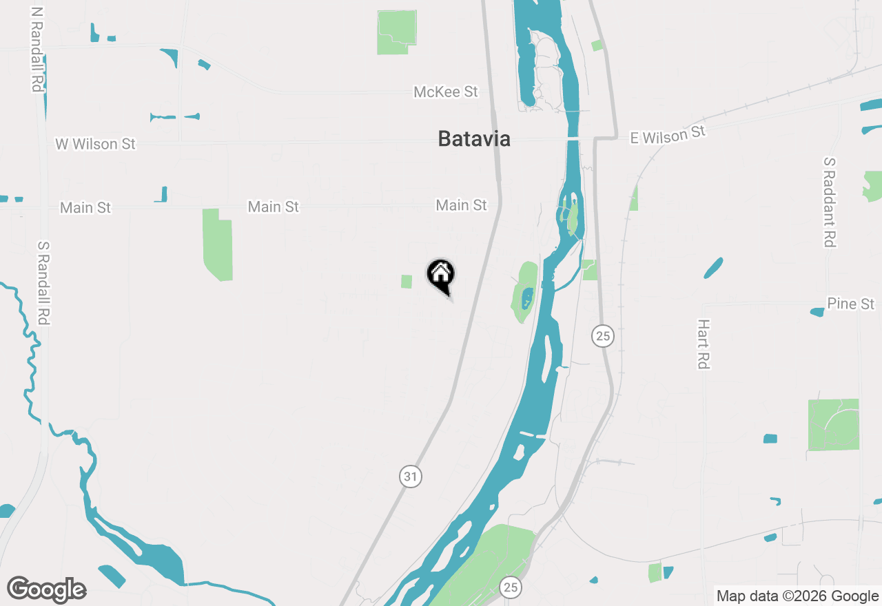 Map of 424 Blaine Street, Batavia, IL 60510