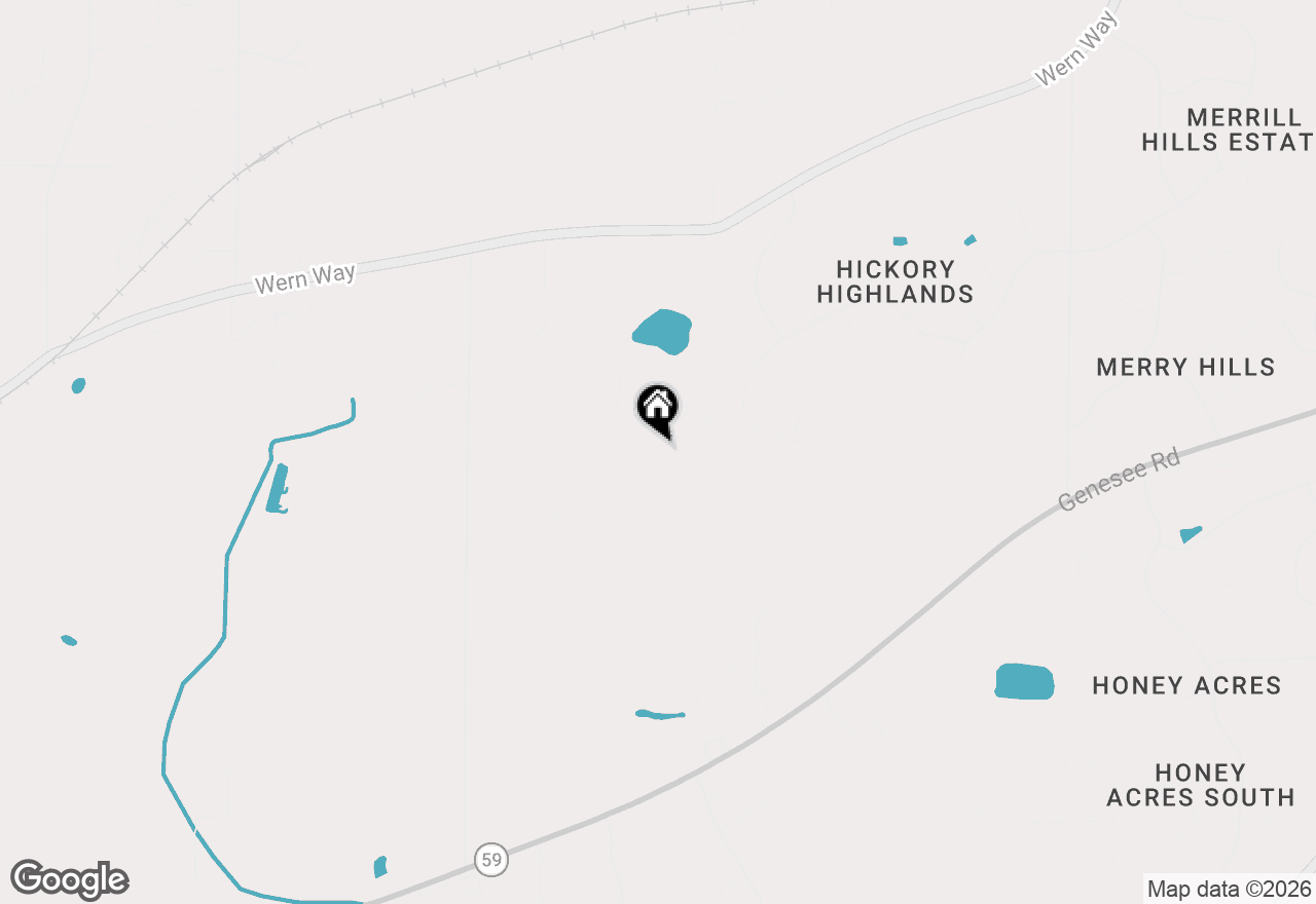 Map of W288S3848 Wern Farm Cir E, Waukesha, WI 53189
