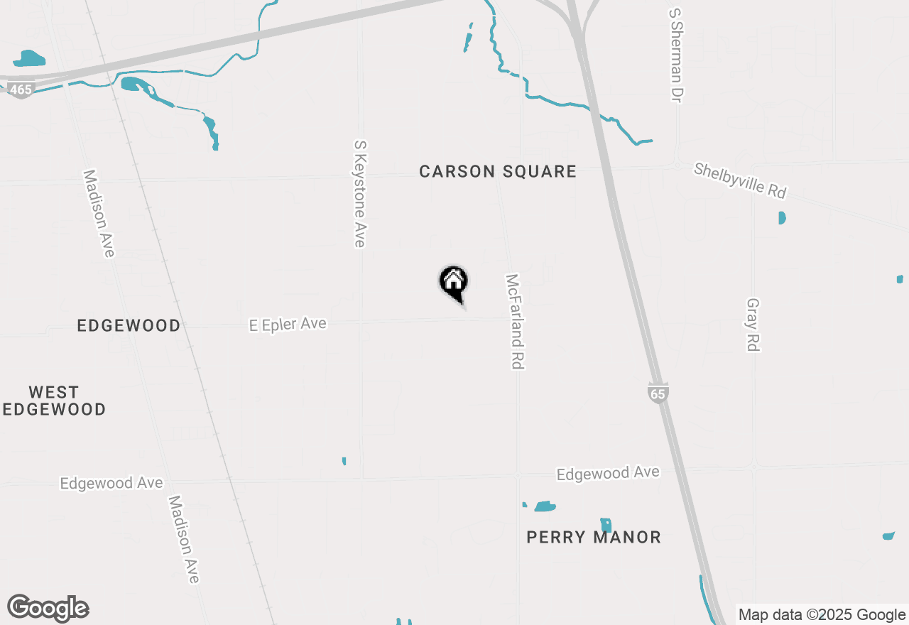 Map of 2704 E Epler Avenue, Indianapolis, IN 46227